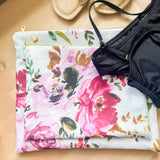 Wet Bag - Magenta Floral