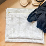 Wet Bag - Greige Geo