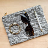 Everyday Pouch - Squiggle tally lines