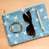 Everyday Pouch - Blue Doodling Jets