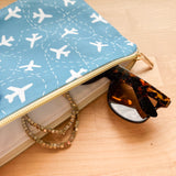 Everyday Pouch - Blue Doodling Jets