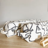 Hair Tool Bag - Abstract Faces