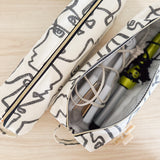 Hair Tool Bag - Abstract Faces