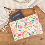 Zip Pouch - Watercolor Floral