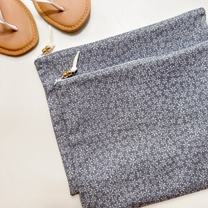 Dusty Blue Daisy Wet Bag