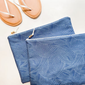 Blue Swirls Wet Bag