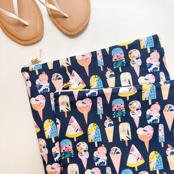 Pretty Ice Cream Cone Wet Bag
