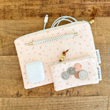 Zip Pouch - Speckled Blush