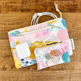 Regular Travel Pouch - Colorful Abstract