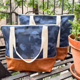 Tote Bag - Navy Camo