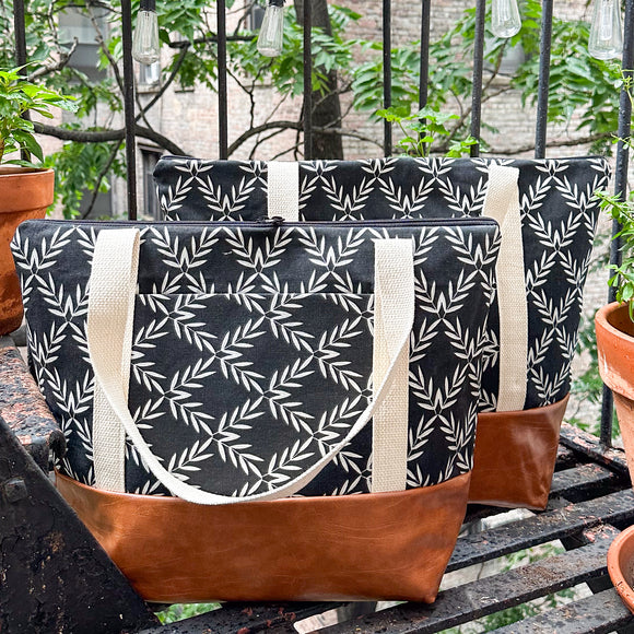 Tote Bag - Black Diamond Vines