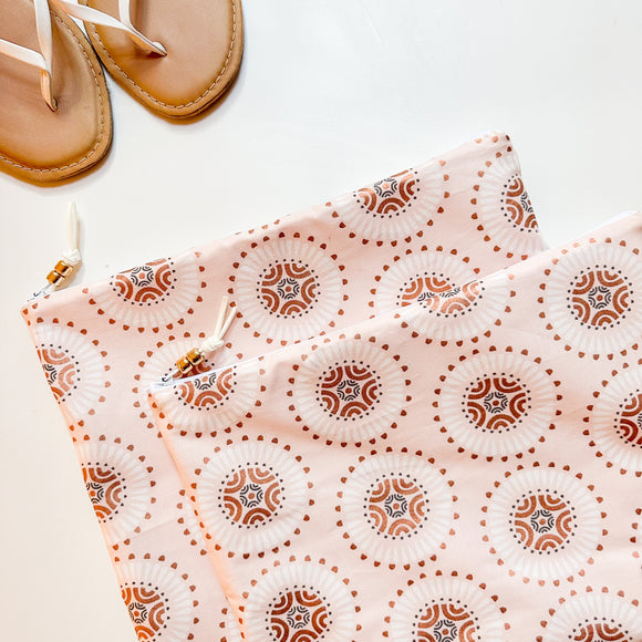 Blush Medallion Wet Bag