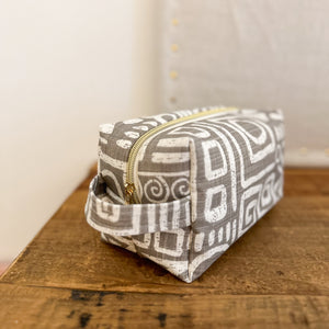 Cube Bag - Grey Doodles