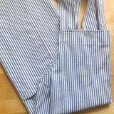 Criss Cross Apron - Skinny Blue Stripe