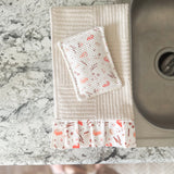 Towel & Sponge Set - Pumpkin Spice