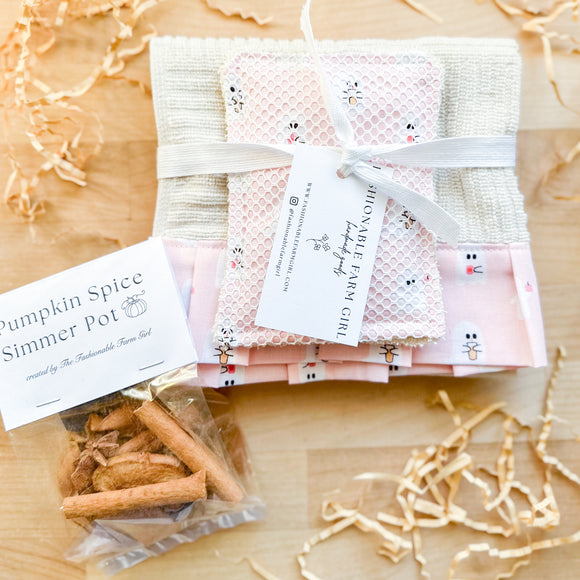 Fall Day Brightener - Pink Ghosts