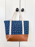 Tote Bag - Denim Floral