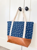 Tote Bag - Denim Floral