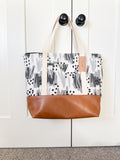 Tote Bag - Abstract Black & Grey