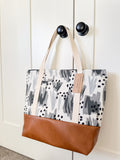 Tote Bag - Abstract Black & Grey