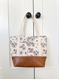 Tote Bag - Natural Floral