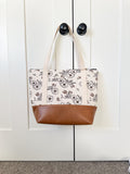 Tote Bag - Natural Floral