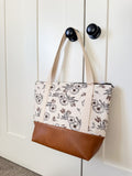Tote Bag - Natural Floral