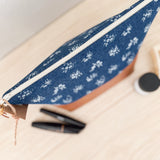 Make Up Bag - Denim Daisy