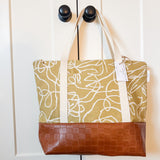 Tote Bag - Gold Squiggle
