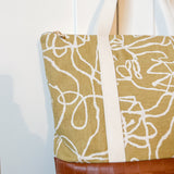 Tote Bag - Gold Squiggle
