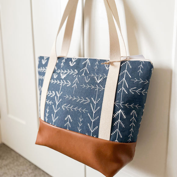 Tote Bag - Navy Arrow