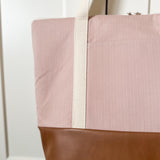 Tote Bag - Blush Stripe