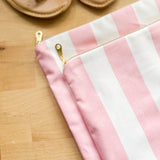 Wet Bag - Pink Cabana Stripe