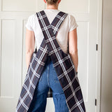 Criss Cross Apron - Christmas Plaid