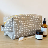 Cube Bag - Diamond Raindrops in Grey