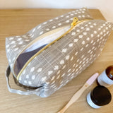 Cube Bag - Diamond Raindrops in Grey