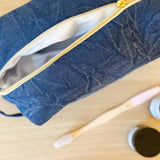 Cube Bag - Blue Crushed Canvas