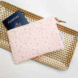 Zip Pouch - Speckled Blush