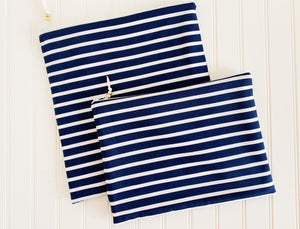 Navy Stripe Wet Bag