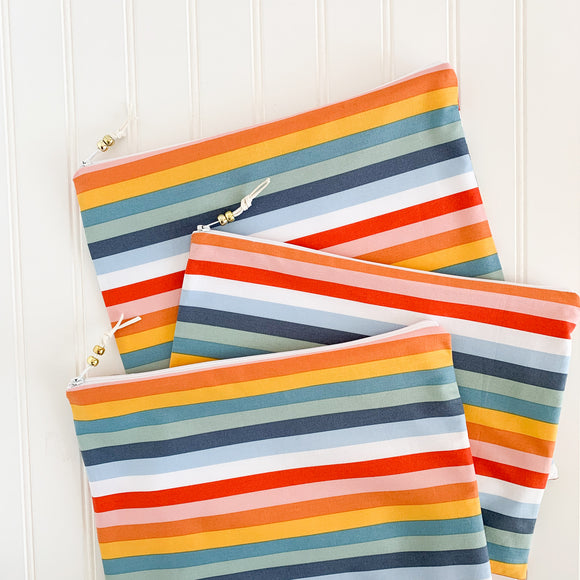Rainbow Stripe Wet Bag