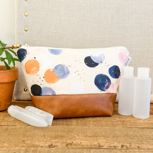 Make Up Bag - Abstract Circles