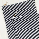 Black & White Skinny Stripe Wet Bag