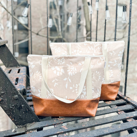 Tote Bag - Blush Whimsical Floral