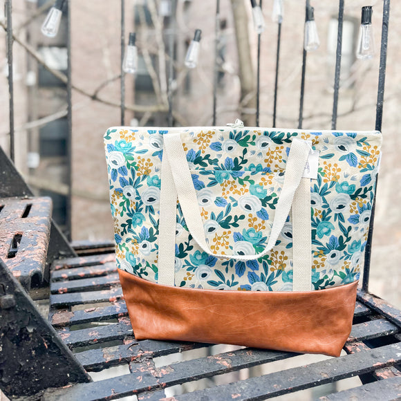 Tote Bag - Rifle Co Blue Floral