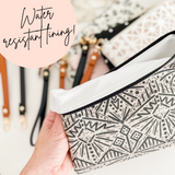 Regular Travel Pouch - Navy Floral